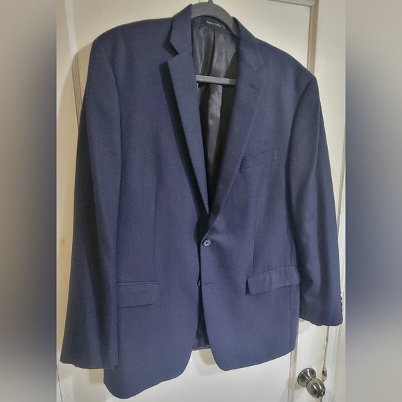 Calvin Klein Other - Calvin Klein Blazer Mens Blue Size 42R Herringbone Pattern